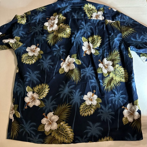 Pacific Legend Apparel floral short sleeve button down Hawaiian shirt mens 2XL - Picture 7 of 7